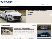Tablet Screenshot of hyundainews.com